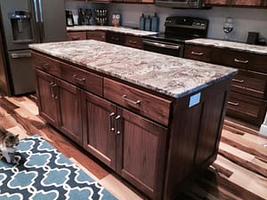Walnut Kitchen Island