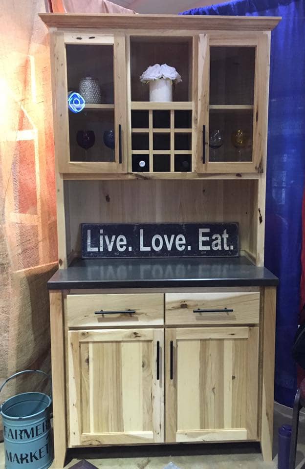 Baker's Hutch - Natural Hickory